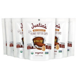 image:imageJUSTINS Organic Mini Dark Chocolate Peanut Butter Cups 47 Ounce Bag 6 PackMini Milk Chocolate Peanut Butter Cups