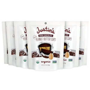 image:imageJUSTINS Organic Mini Dark Chocolate Peanut Butter Cups 47 Ounce Bag 6 PackPeanut Butter