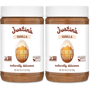 image:imageJUSTINS Classic GlutenFree Almond Butter Squeeze Packs 115 Ounce Pack of 10Vanilla Almond Butter 16 Ounce Pack of 2