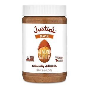 image:imageJustins Classic Almond Butter Only Two Ingredients No Stir Glutenfree NonGMO Ketofriendly Responsibly Sourced 16 Ounce Jar Pack of 1Maple